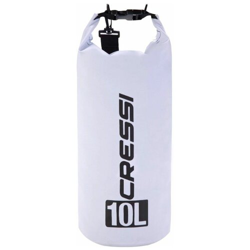 Гермомешок, герморюкзак, влагозащитная сумка CRESSI с лямкой DRY BAG объем 10 литров белый герморюкзак dry bag 10 литров черный