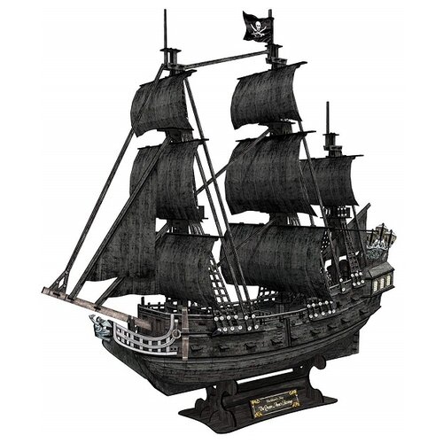 Пазл CubicFun Корабль Месть королевы Анны (T4018h), 328 дет., 30.8х6х44.6 см, черный