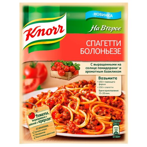 фото Knorr приправа спагетти болоньезе, 25 г