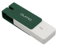 Флешка Qumo Click 4Gb янтарь