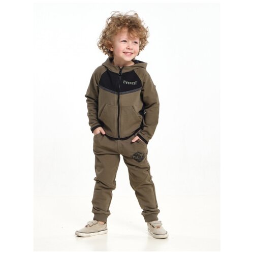 Спортивный костюм для мальчика Mini Maxi, модель 4778, цвет хаки, размер 104