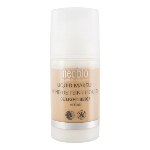 фото Neobio Тональный крем Liquid Makeup, 30 мл, оттенок: 01 light beige