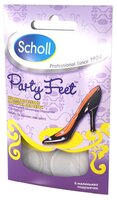 Scholl Party Feet Невидимые гелевые подушечки, ослабляющие дискомфорт, 6 шт