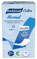 Vuokkoset прокладки ежедневные Cotton Active Normal 28 шт.