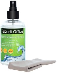 Набор Favorit Office Flat Screen Clean Set чистящий гель+многоразовая салфетка для экрана, для оргтехники