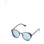 Солнцезащитные очки, поляризационные/ очки круглые унисекс/ очки с боковой защитой - изображение