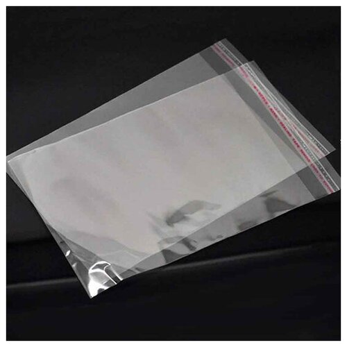 Полипропиленовый пакет с клапаном и скотчем, 35х45+5см, 30 мкм, 200шт.