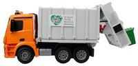 Мусоровоз Double Eagle Mercedes-Benz Actros (E560-003) 1:20 41 см оранжевый/серый