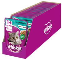 Корм для кошек Whiskas (0.085 кг) 24 шт. Мини-филе с кроликом для взрослых кошек 0.085 кг 24