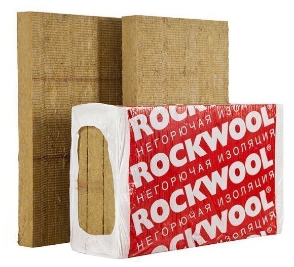 Утеплитель Rockwool Фасад Баттс Оптима 50х600х1000 мм 3,6 кв.м