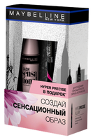 Maybelline Подарочный набор: Тушь для ресниц Lash Sensational веерный объем, лайнер для глаз Hyper P