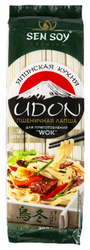 Лапша Sen Soy Японская кухня Udon пшеничная для приготовления Wok 300 г