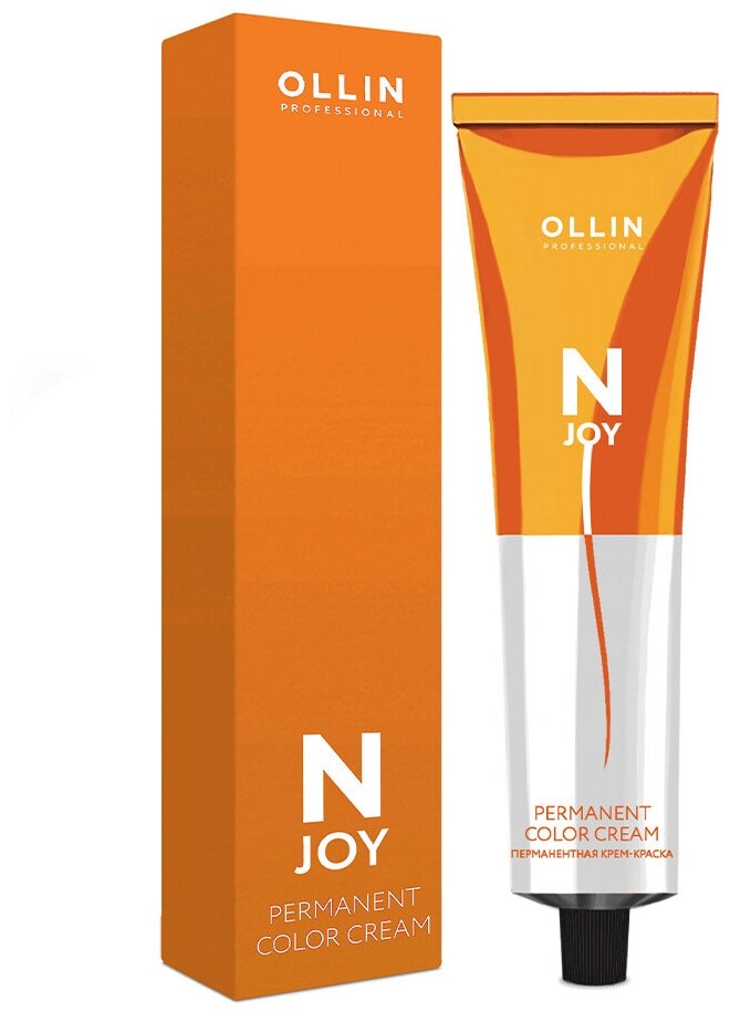 Ollin, Крем-краска для волос N-Joy 7/12 Русый пепельно-фиолетовый, перманентная, 100 мл