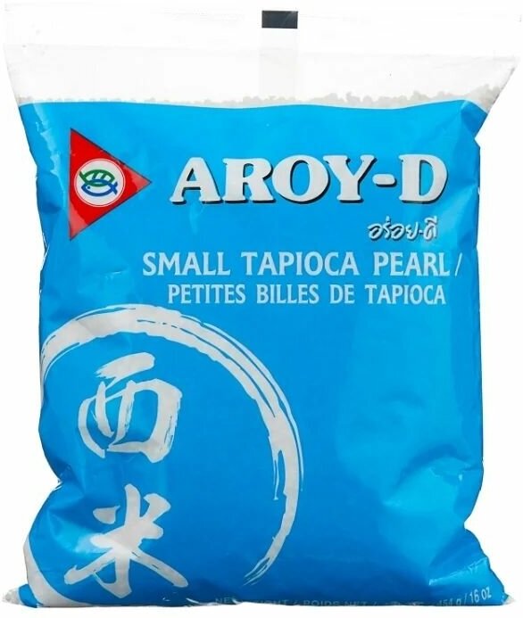 Тапиока (саго) в шариках Small Tapioca Pearl Aroy-D 454 гр.