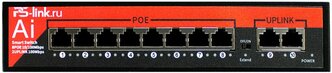 Коммутатор сетевой PS-link VD208P на 8 POE и 2 UPLINK порта