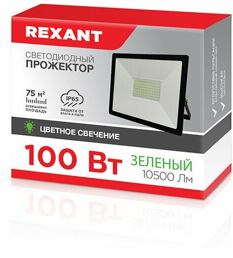 Прожектор уличный REXANT , 100Вт - фото №9