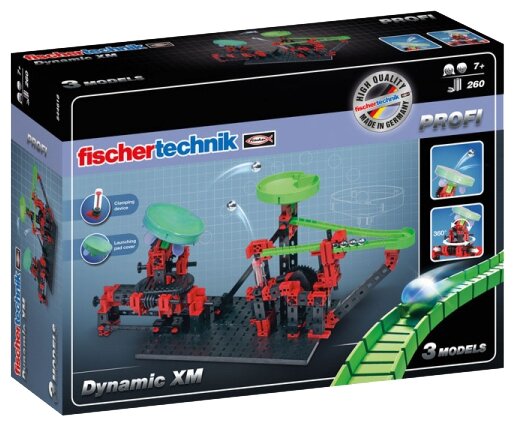 Конструктор Fischertechnik PROFI Dynamic XM - Marble run / Динамика XM