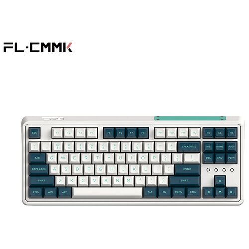 Клавиатура FLEsports CMK87-SA White Switch 1 режим Бело-зелёный 1179000₽