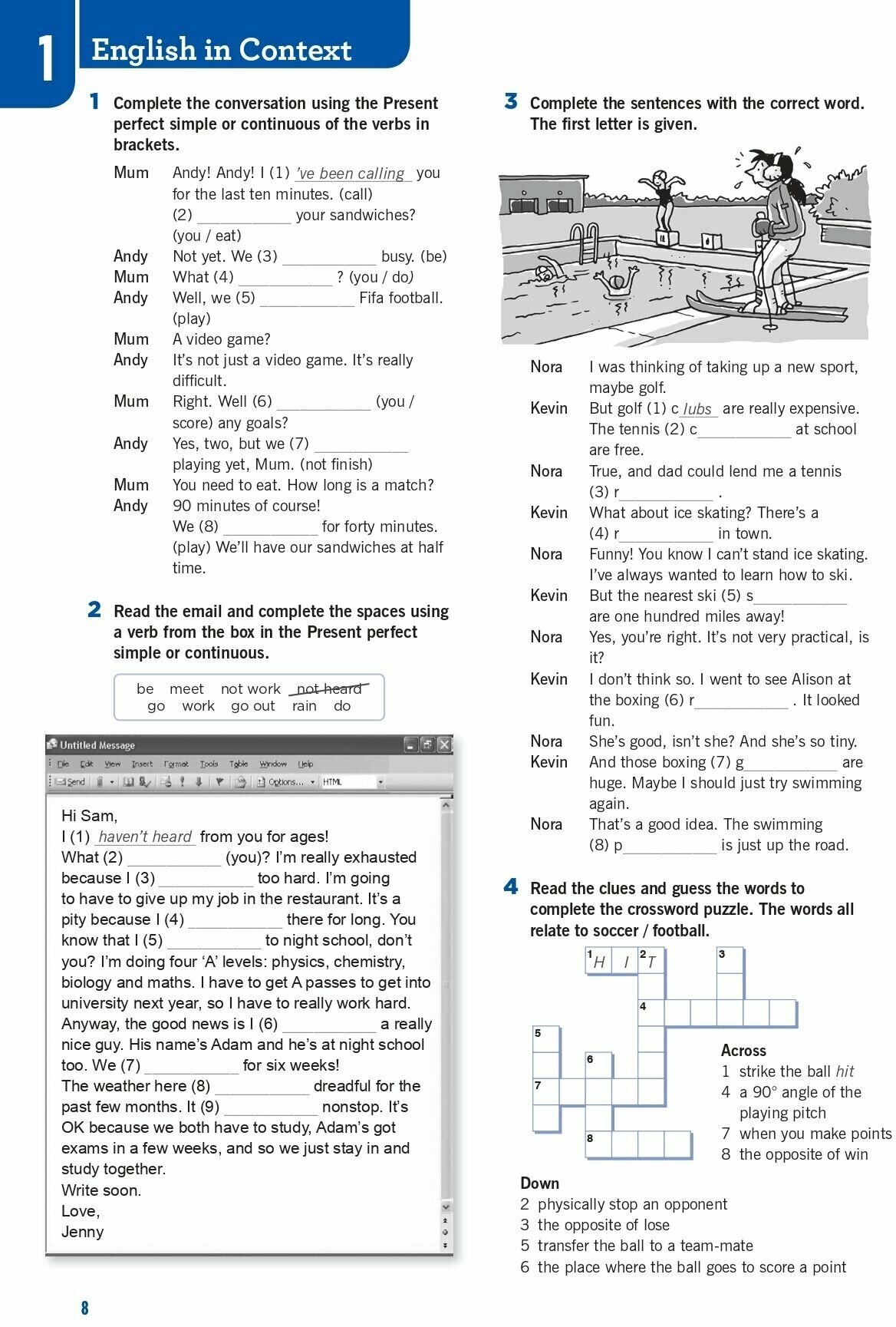 FLASH ON ENGLISH Intermediate Workbook+CD / Рабочая тетрадь к учебнику Flash on English - фото №8
