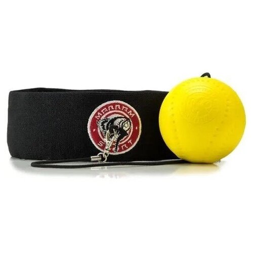 фото Тренажер для бокса marram sport quick ball m yellow