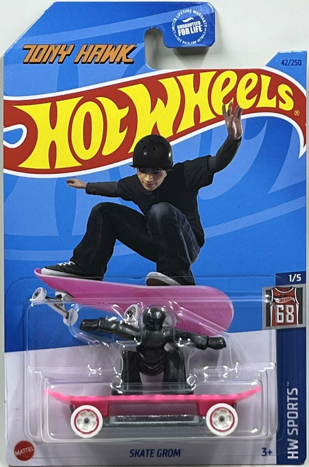 Машинка детская Hot Wheels коллекционная SKATE GROM