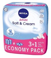 Влажные салфетки Nivea Baby Soft & Cream 63 шт.