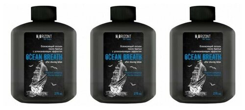 Vilsen, Освежающий лосьон после бритья, H2Orizont, Успокаивающий Эффект, OCEAN BREATH, 3 шт/