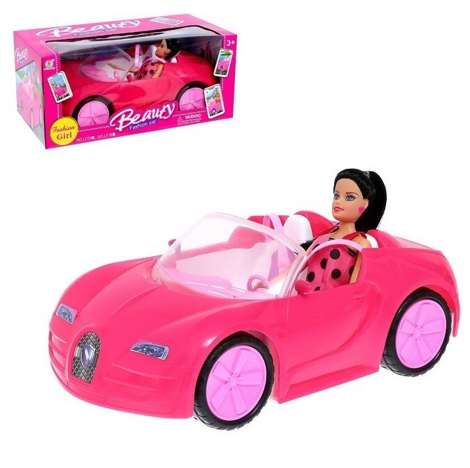 Машина Beauty, с куклой «Алёна»