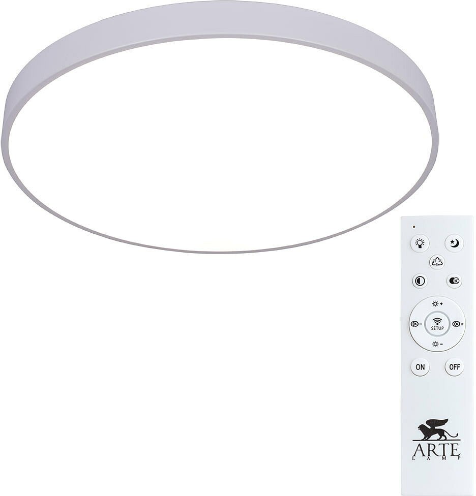 Потолочный светодиодный светильник Arte Lamp Arena A2671PL-1WH LED кол-во ламп:1шт Белый