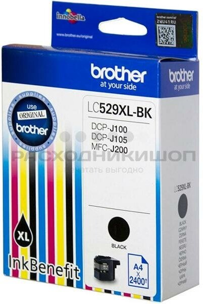 Картридж BROTHER LC529XL-BK чёрный