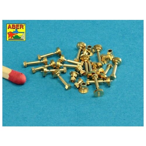 ABR-16-110 Дополнения для Turned imitation of Hexagonal bolts & nuts 1,6 x 4,0 mm x 15 pcs. And 1,6mm nuts x 10 pcs. универсальный набор 1/16 2 pcs left