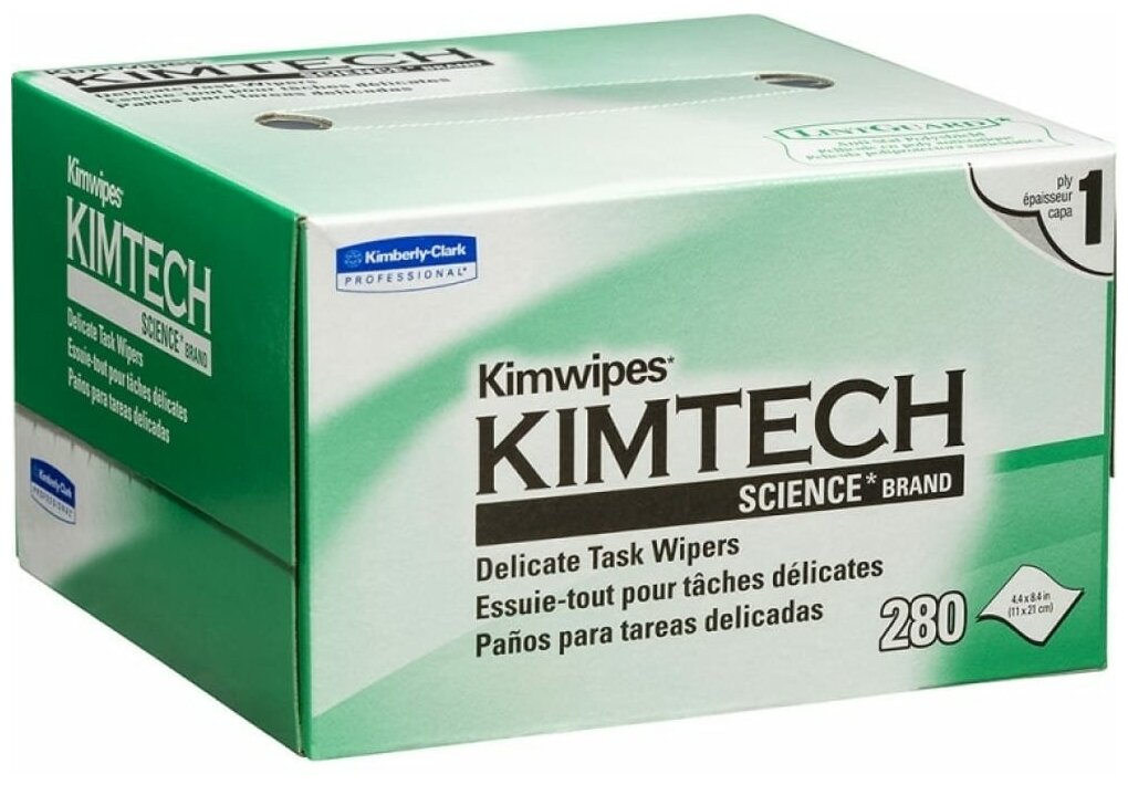 Безворсовые салфетки TWIST Kimtech Kimwipes Science