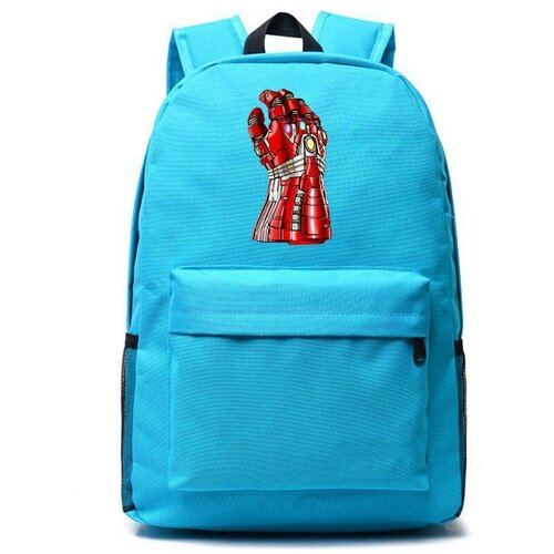 Рюкзак Iron Man (Железный Человек) голубой №4 рюкзак iron man железный человек голубой 2