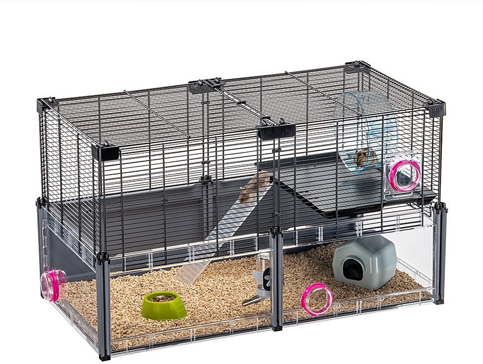 Клетка для хомяков и мышей Fedrplast Multipla Hamster с аксессуарами 72,5х37,5х42 см.