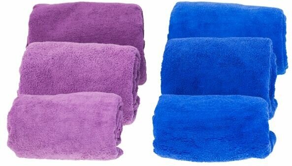 Полотенце Marlin Microfiber Terry Towel Dark Purple M - фотография № 3