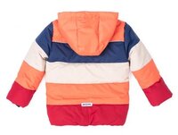 Куртка playToday размер 128, оранжевый/ синий/ бежевый