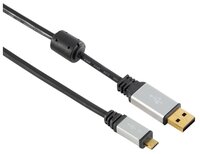 Кабель HAMA USB - microUSB (00053748) 1.8 м черный