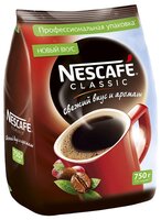 Кофе растворимый Nescafe Classic гранулированный, пакет 1000 г