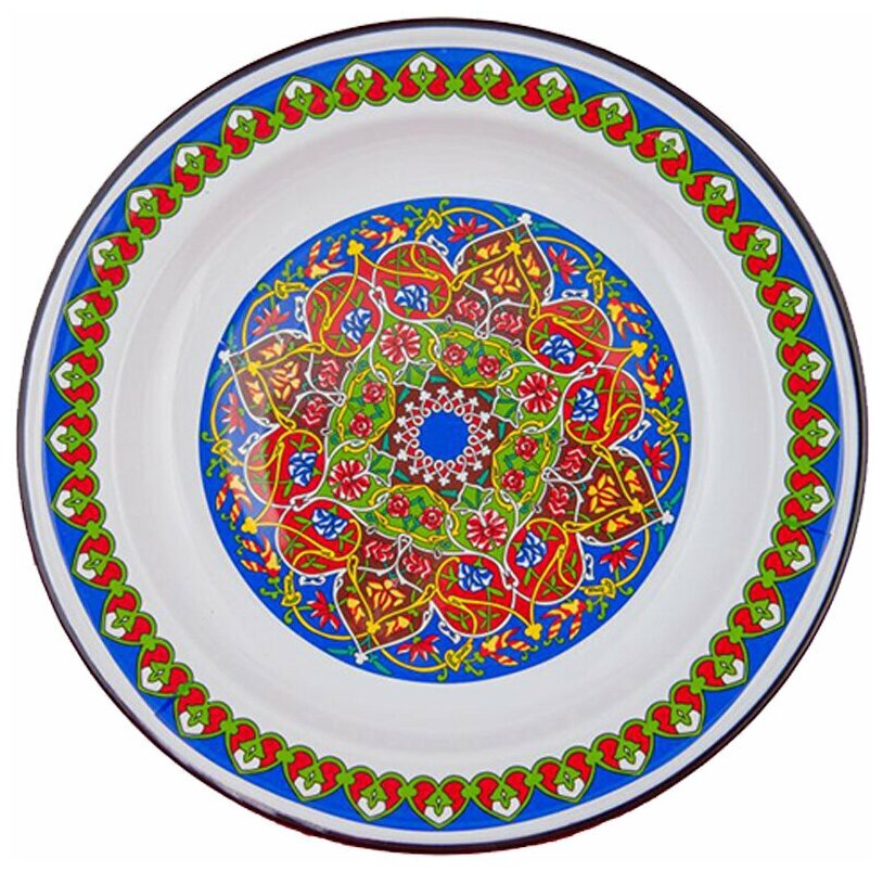 фото Блюдо эмалиров. 2 Л "арабская" (1/10) "стальэмаль" 1С6С/К