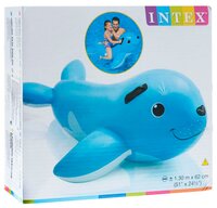 Игрушка надувная Intex Тюлень улыбающийся 56560 голубой