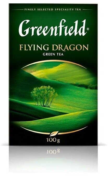 Чай зеленый Greenfield Flying Dragon листовой, 100 г, 