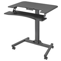 Стол CACTUS для ноутбука CS-FDE103BBK столешница МДФ черный 91.5x56x123см