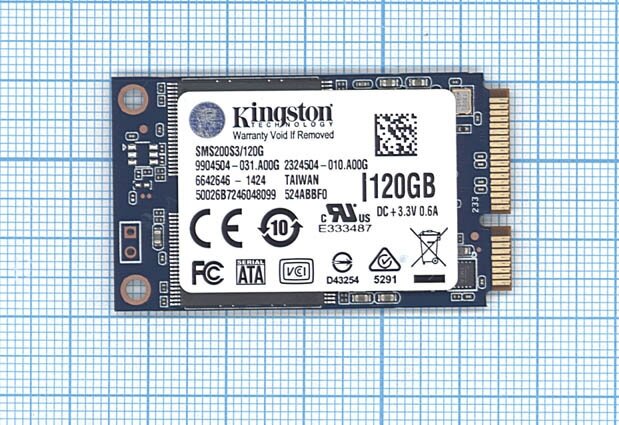 SSD mSATA 120 Gb Kingston SMS200S3/120G