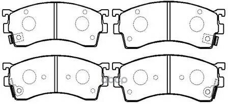 Колодки Тормозные Дисковые Mazda: 626, Mx-6 93- Ford: Probe 94- HSB арт. HP8237