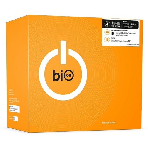 Bion Cartridge Расходные материалы Bion BCR-CE285 CB435-436 C725 C712-XL3K Картридж для HP картридж bion cb435 436 285a