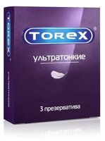 Презервативы TOREX Ультратонкие 3 шт.