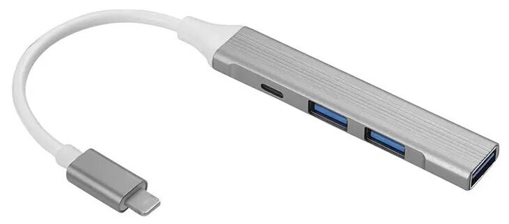 USB-разветвитель 4 в 1 - Lightning USB 2.0 3.0