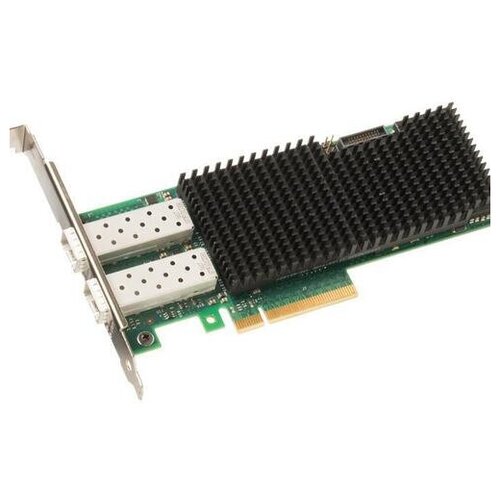 Intel Intel® Ethernet Converged Network Adapter XXV710-DA2 2x SFP28 port, 25GbE/10GbE/1GbE, PCI-E v3 x8, iSCSI, NFS, VMDq. PCI-SIG* SR-IOV, w/o RDMA, Low Profile XXV710DA2G1P5