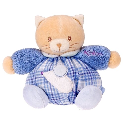 Мягкая игрушка Kaloo Blue Кот, 18 см, blue ручная куколка одеяло ослик реглисса 23 см kaloo