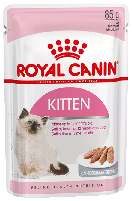 Влажный корм для котят Royal Canin Kitten 12 шт. х 85 г (паштет)